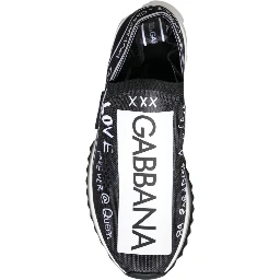 Black White Sorrento Low Top Sneakers Shoes