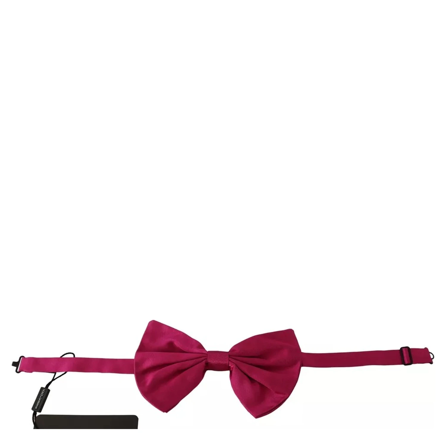 Pink 100% Silk Adjustable Neck Bow Tie Men