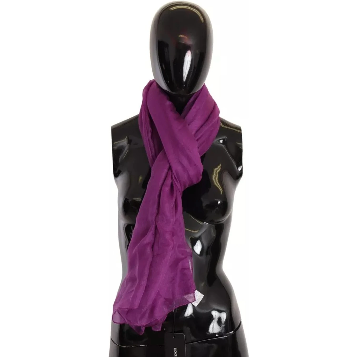 Purple Solid Cashmere Silk Shawl Wrap Scarf
