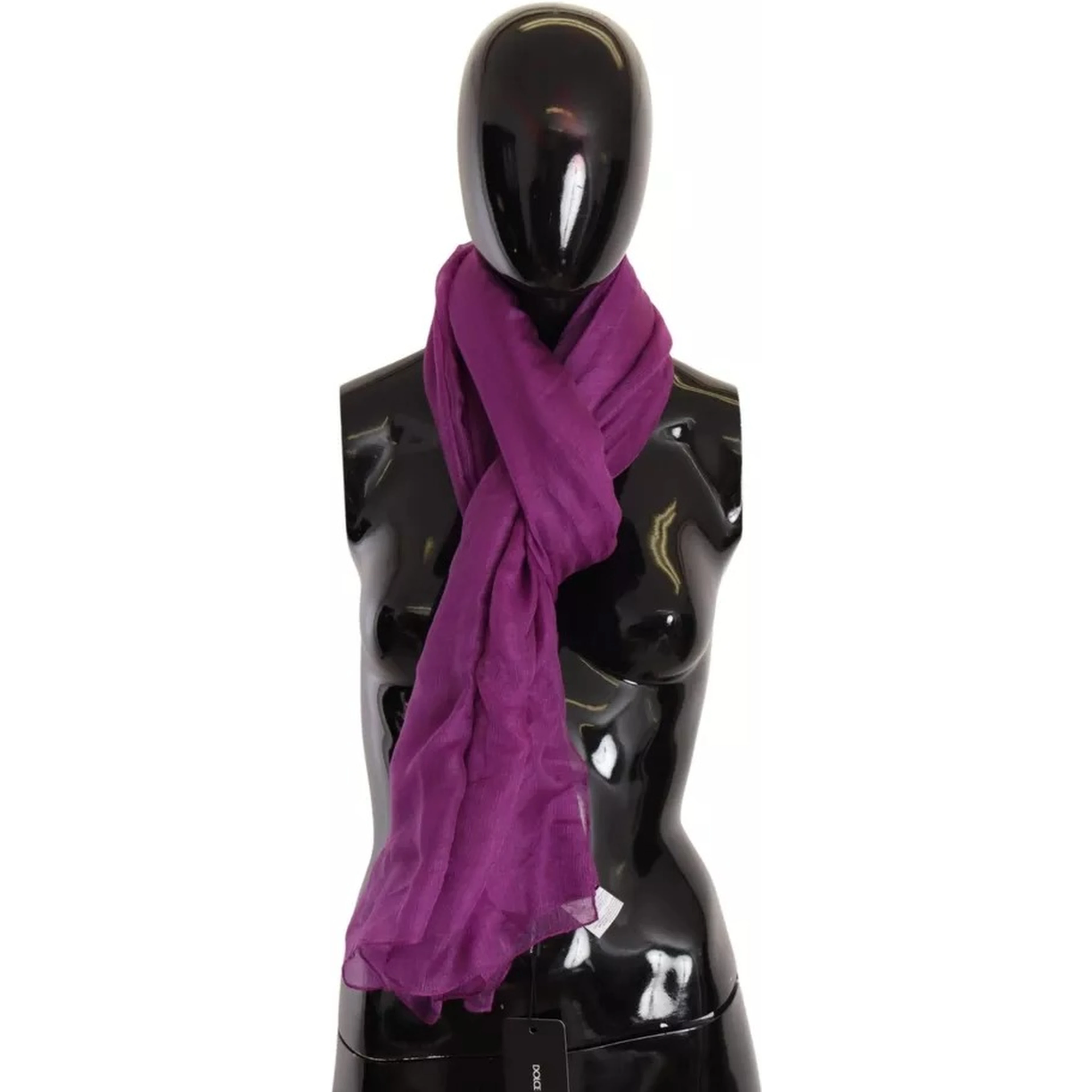 Purple Solid Cashmere Silk Shawl Wrap Scarf