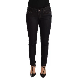 Blue Cotton Stretch Slim Fit Denim Jeans