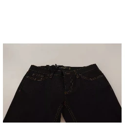 Blue Cotton Stretch Slim Fit Denim Jeans