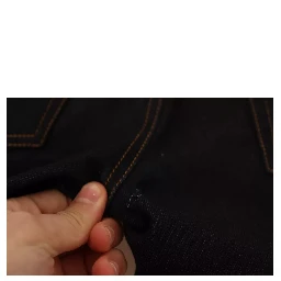 Blue Cotton Stretch Slim Fit Denim Jeans