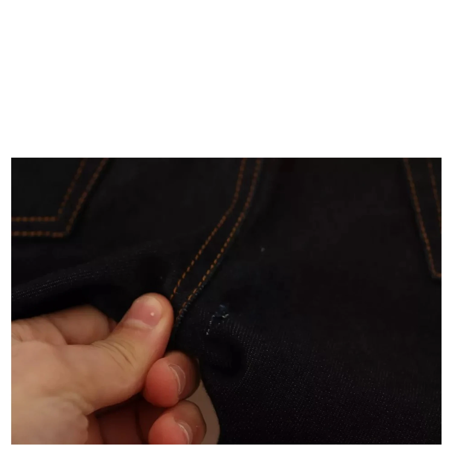 Blue Cotton Stretch Slim Fit Denim Jeans