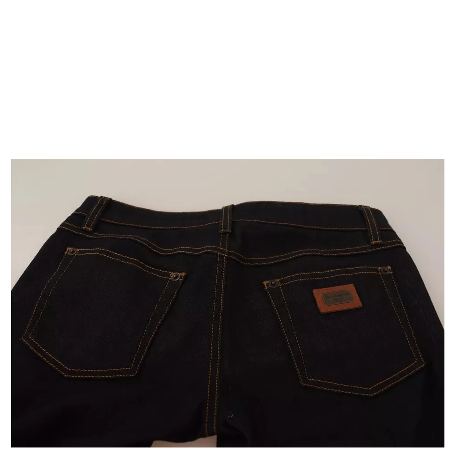 Blue Cotton Stretch Slim Fit Denim Jeans