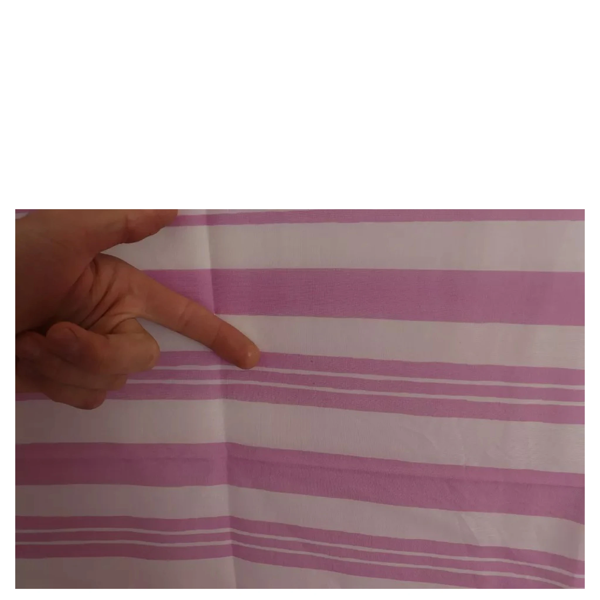 Pink White Striped Cannes Wrap Shawl Scarf