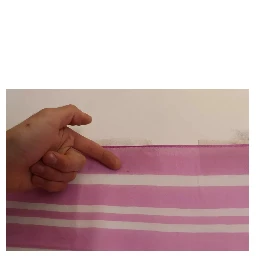Pink White Striped Cannes Wrap Shawl Scarf