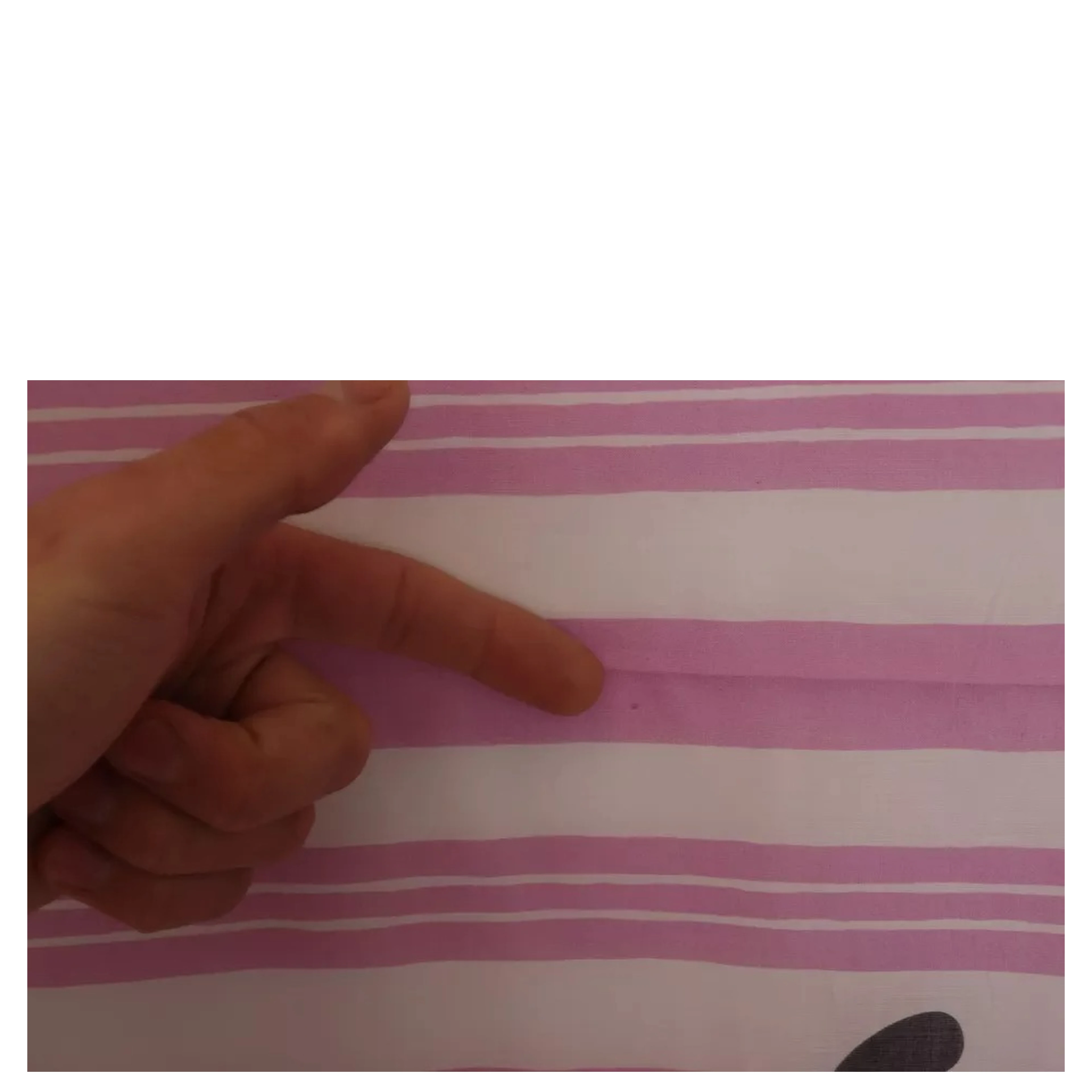 Pink White Striped Cotton Wrap Shawl Scarf