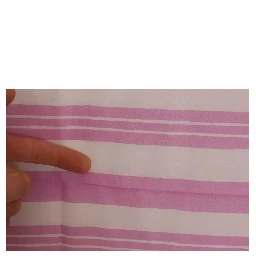 Pink White Striped Cotton Wrap Shawl Scarf