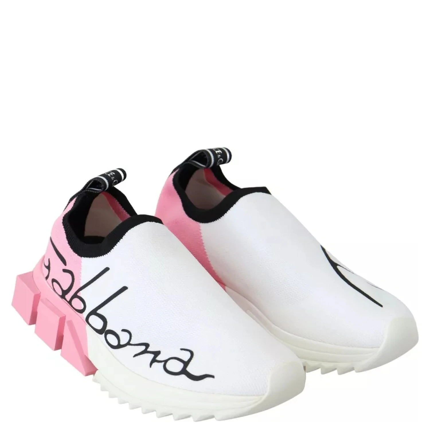 Pink White Logo Sorrento Sneakers Shoes