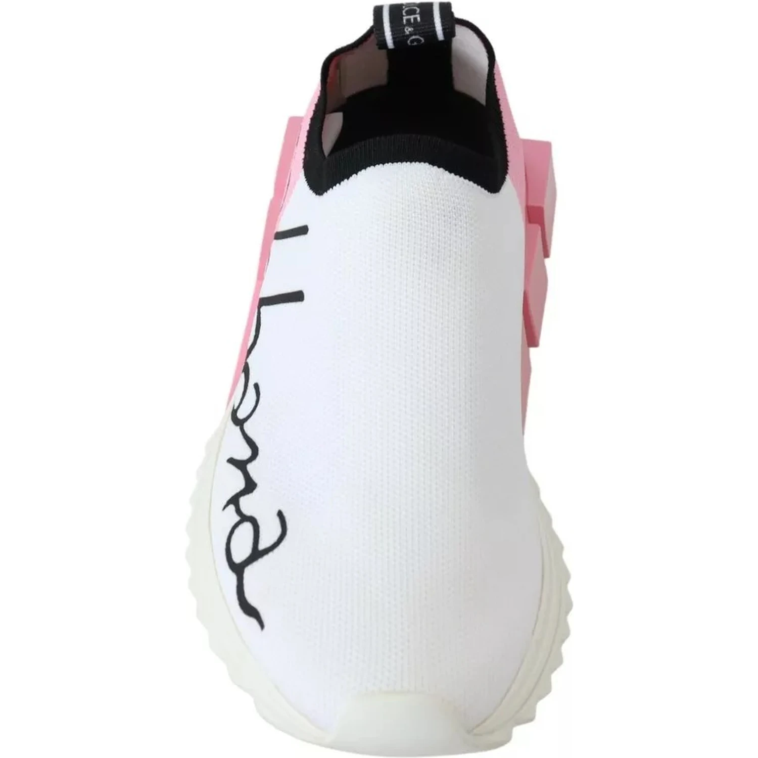Pink White Logo Sorrento Sneakers Shoes