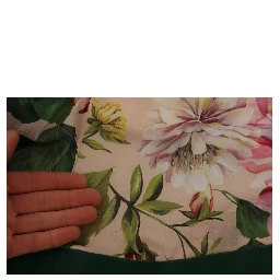 Pink A-line Sheath Floral Pussy Bow Long Dress