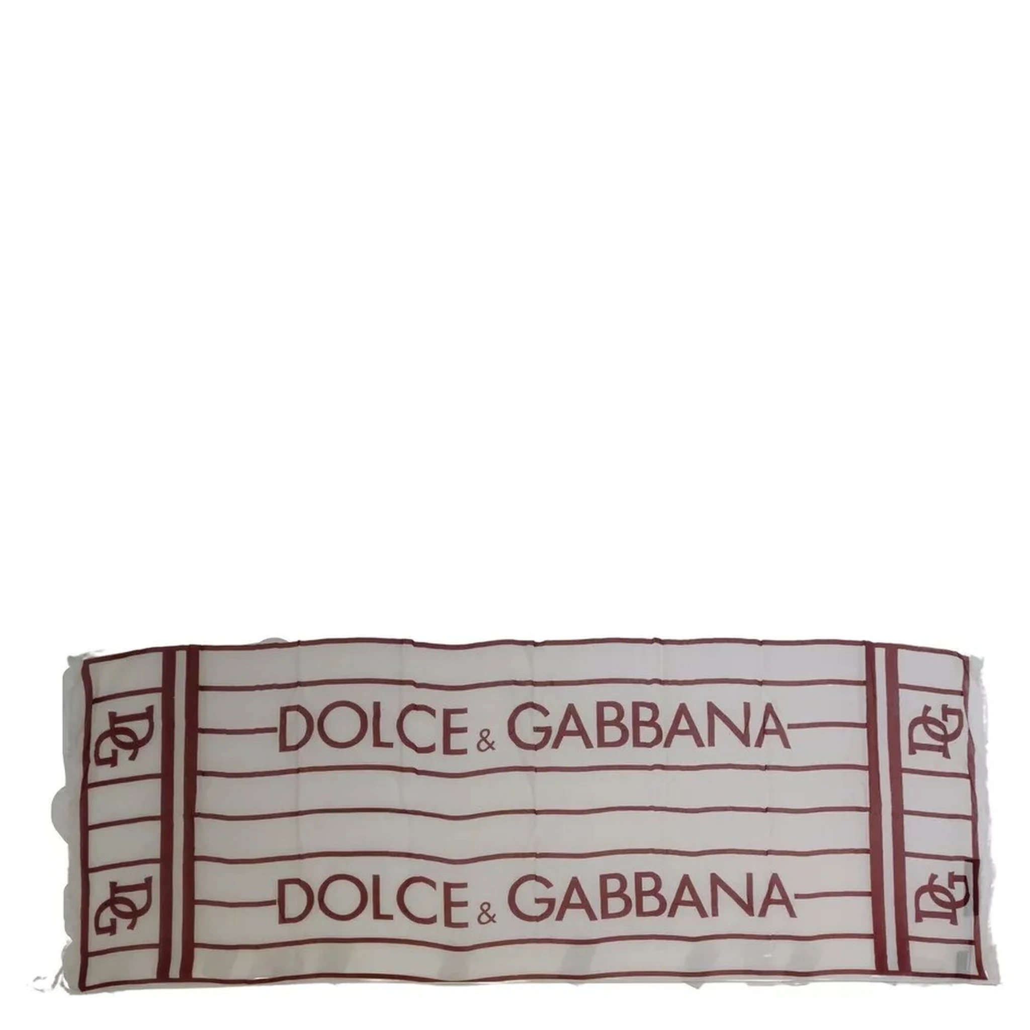 White Red Printed Wrap Shawl Modal Scarf