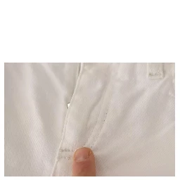 White Cotton Denim Pretty Slim Fit Jeans