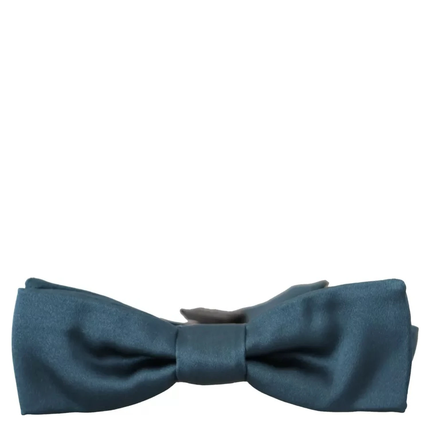Blue 100% Silk Adjustable Neck Bow Tie Mens