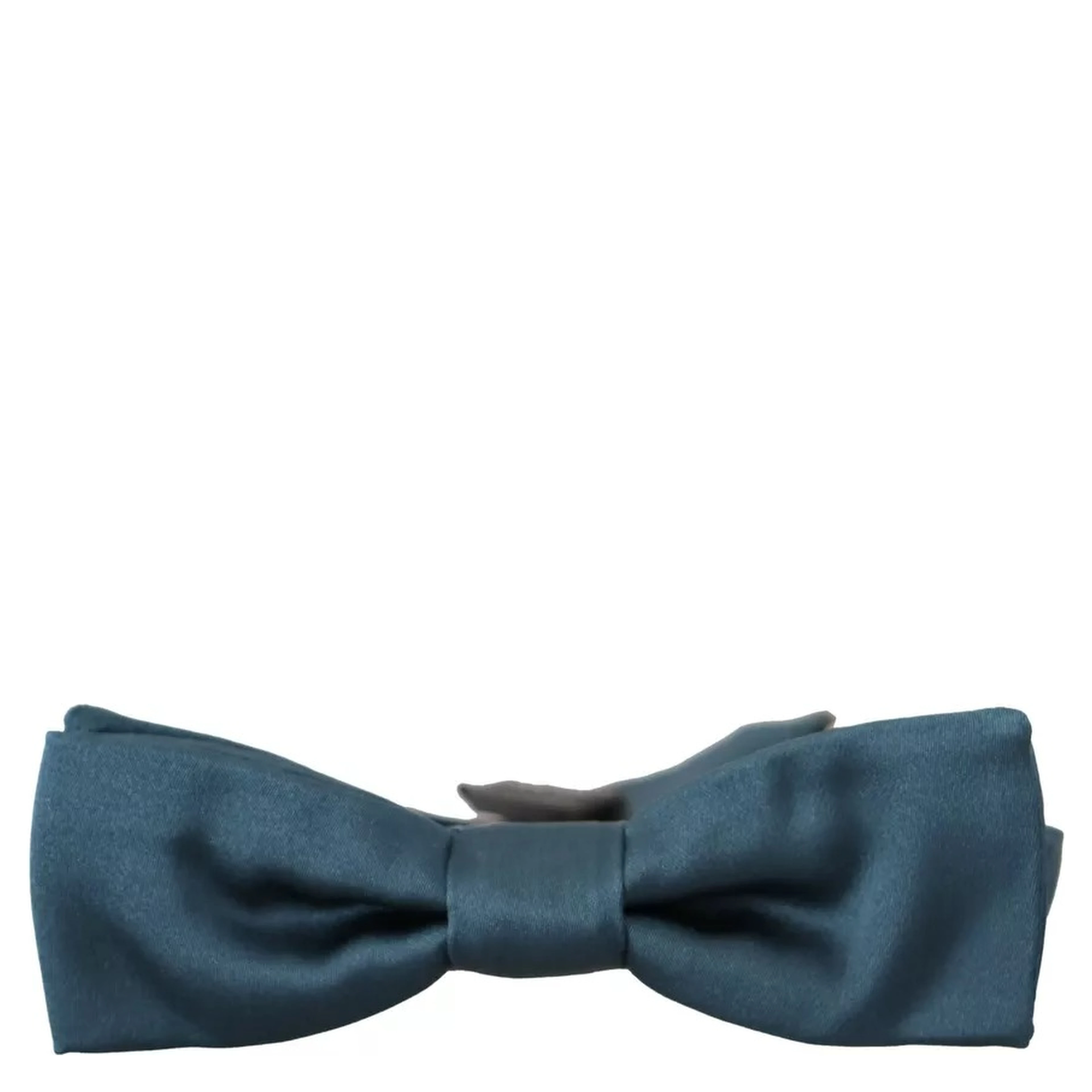 Blue 100% Silk Adjustable Neck Bow Tie Mens