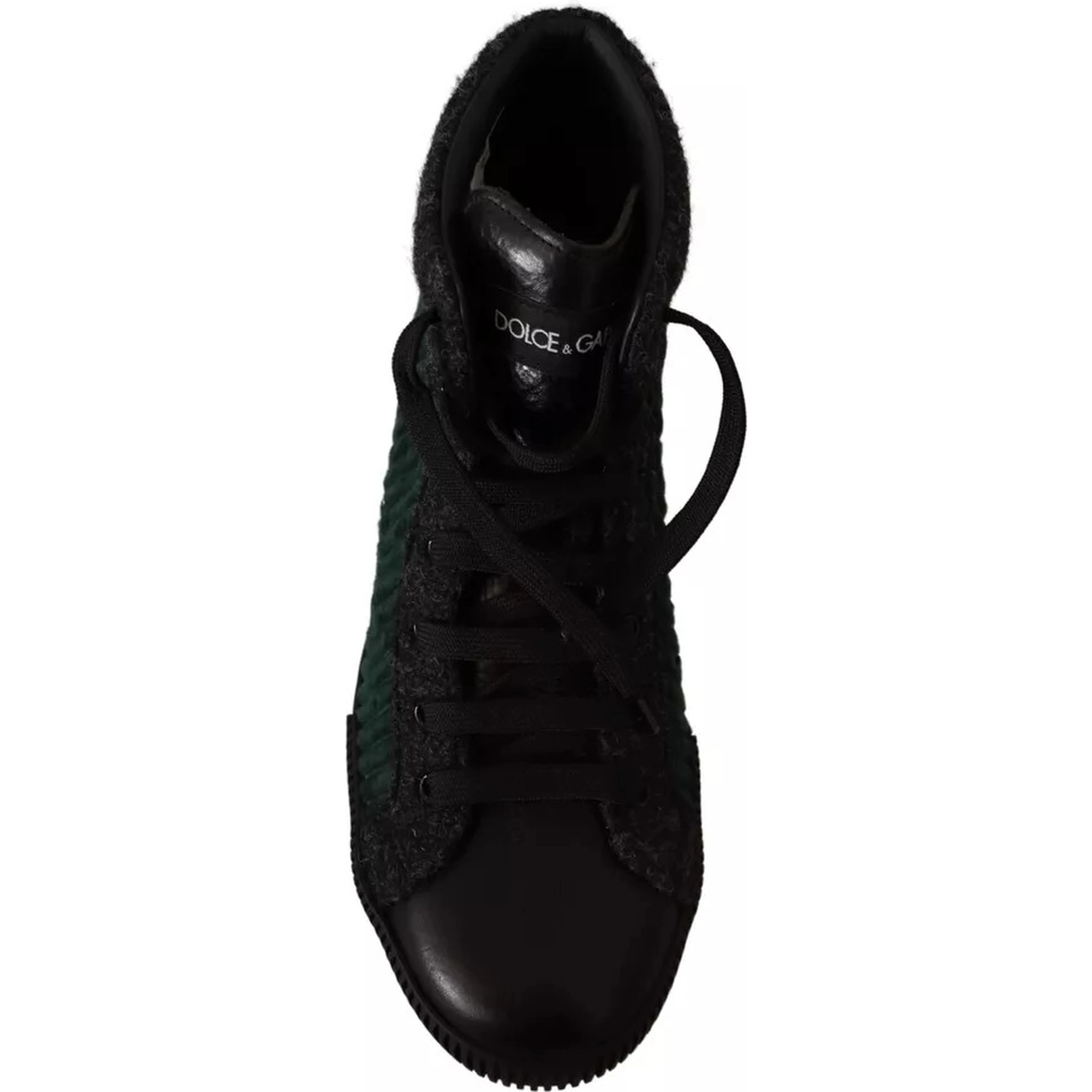 Green Corduroy High Tops Sneakers Mens Casual Shoes