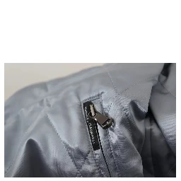 Light Blue Bomber Coat Men Jacket