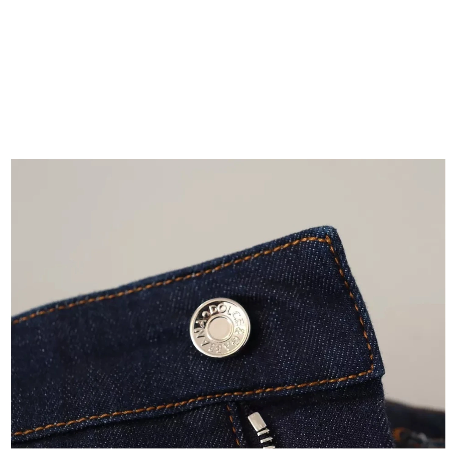 Dark Blue Embellished Denim Hot Pants Shorts