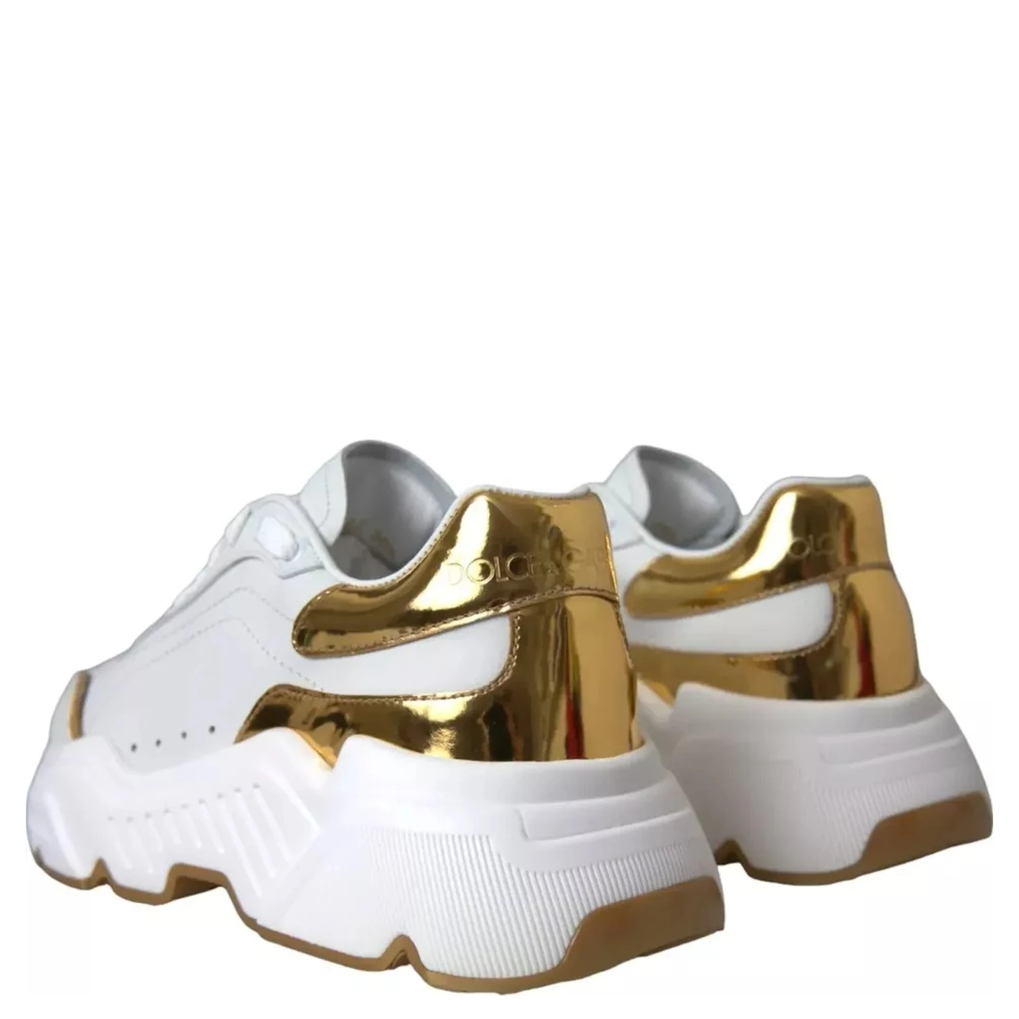 White Gold DAYMASTER Leather Sneakers Men Shoes