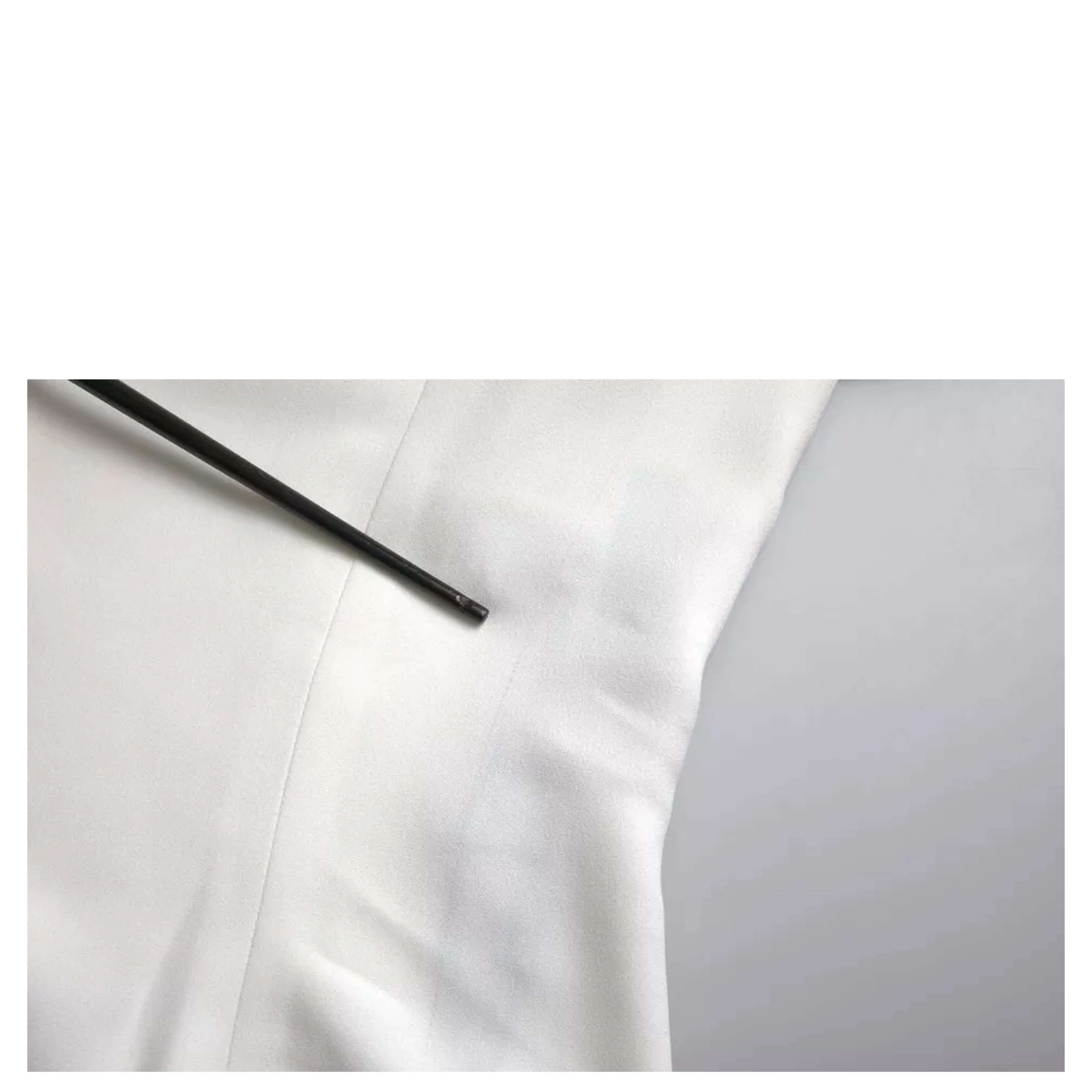 White Viscose Round Neck Short Sleeves Top