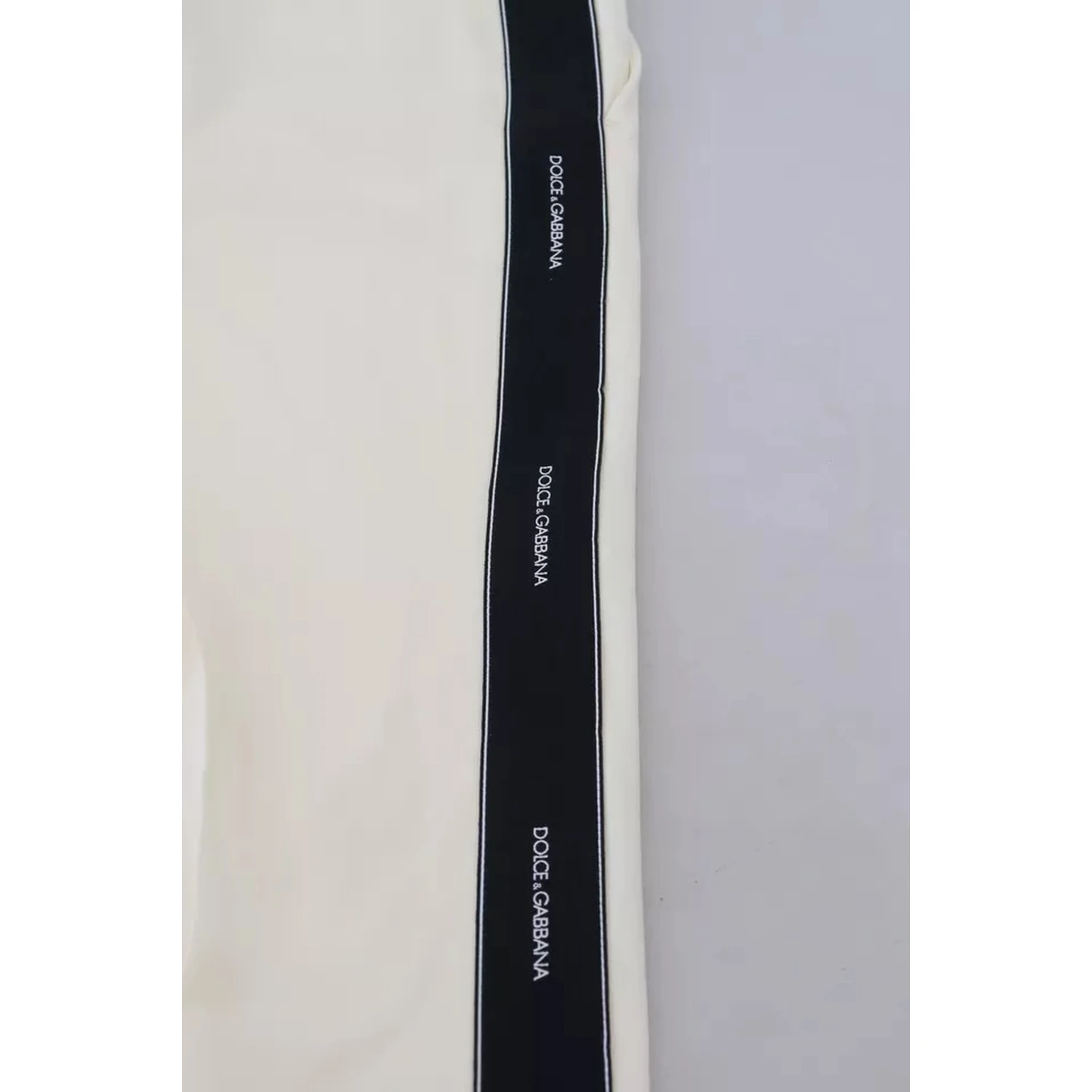 White High Waist Tapered Wool Pants