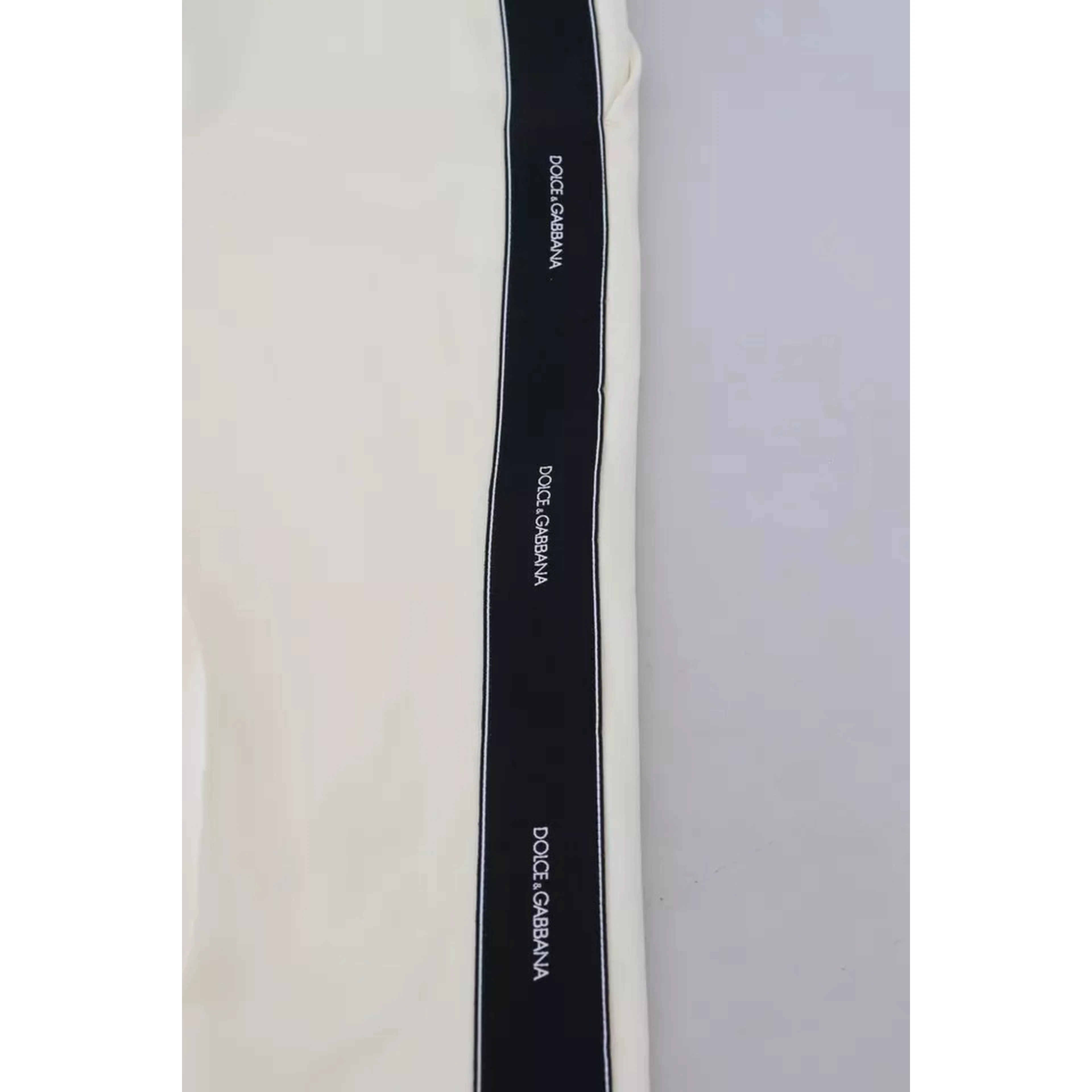 White High Waist Tapered Wool Pants