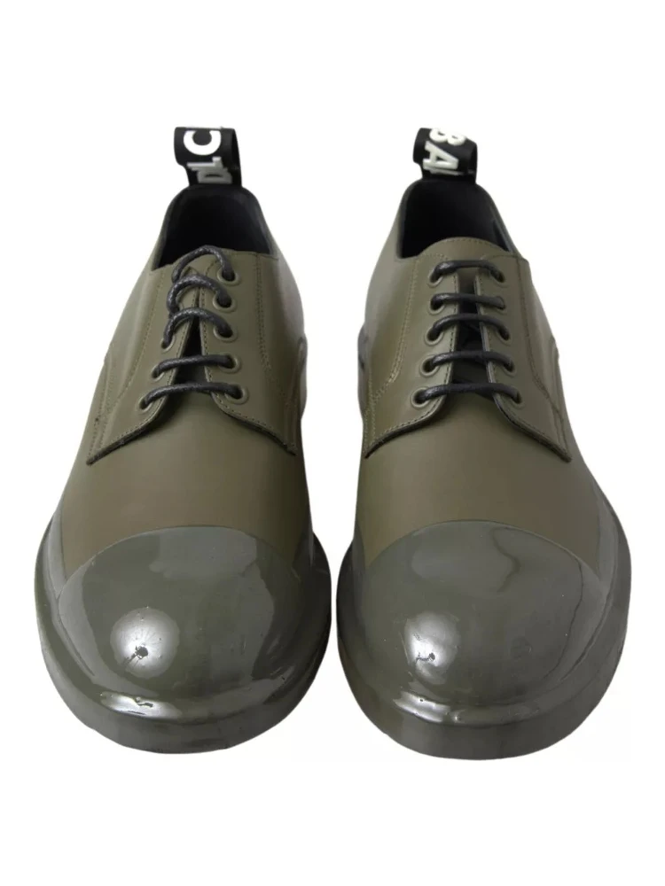 Green Leather Rubber Sole Dress Shoes alternative