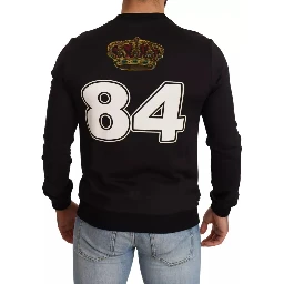 Black Cupid Print Hoodie Sweatshirt Sweater