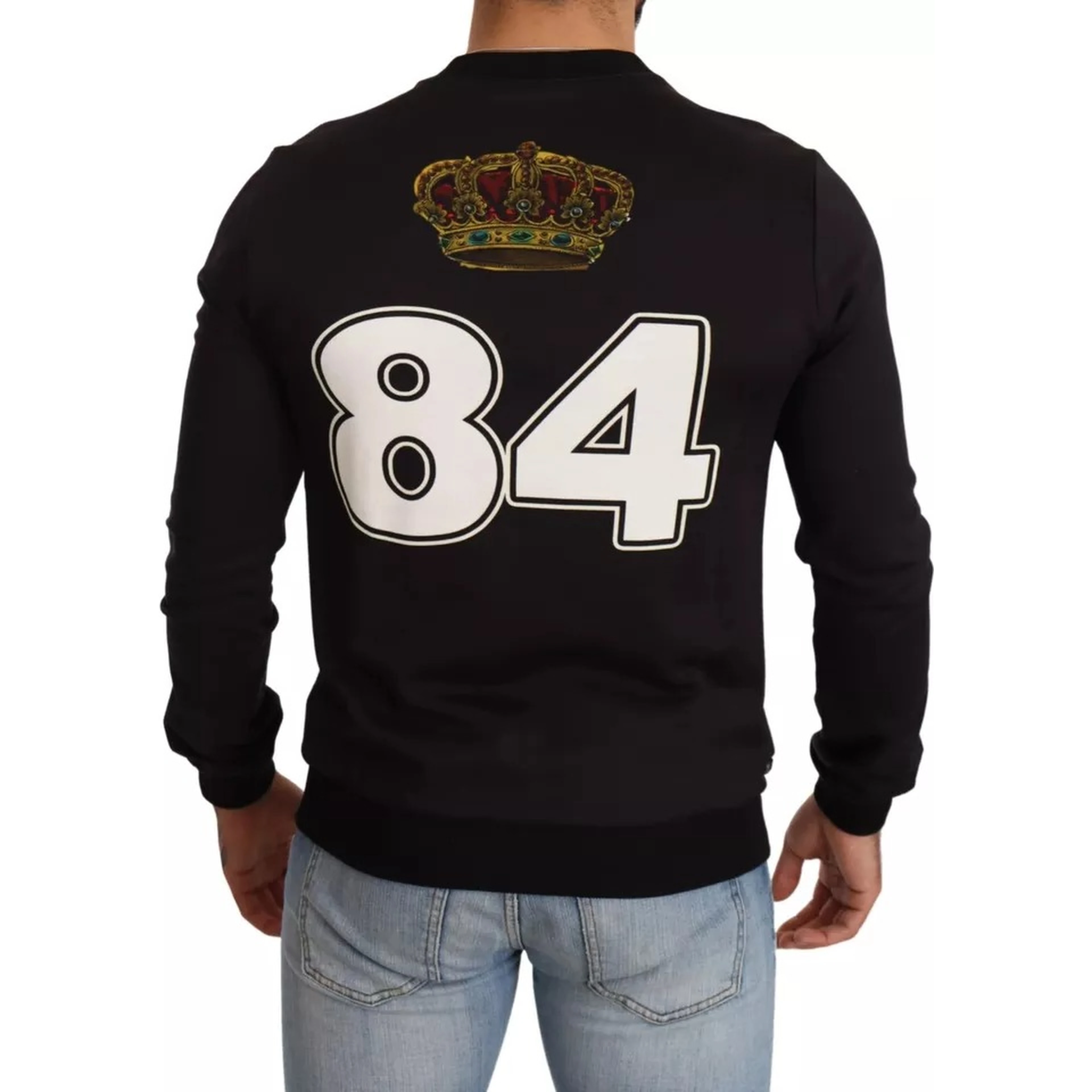 Black Cupid Print Hoodie Sweatshirt Sweater