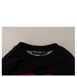 Black Cupid Print Hoodie Sweatshirt Sweater