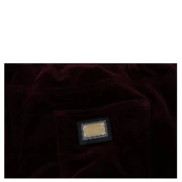 Bordeaux Velvet Stretch Slim Fit Pants