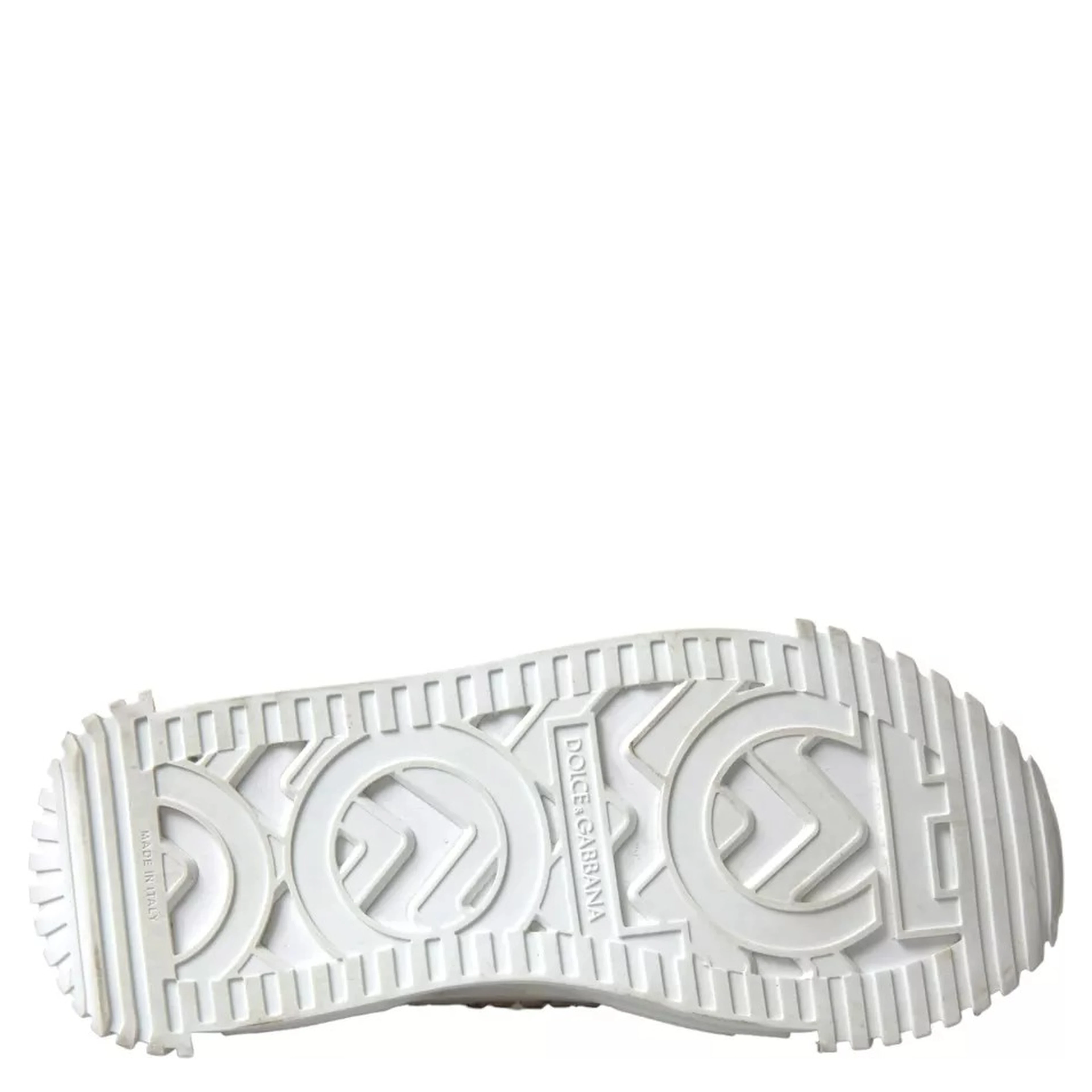 White NS1 Canvas Leather Embellished Sneakers Shoes
