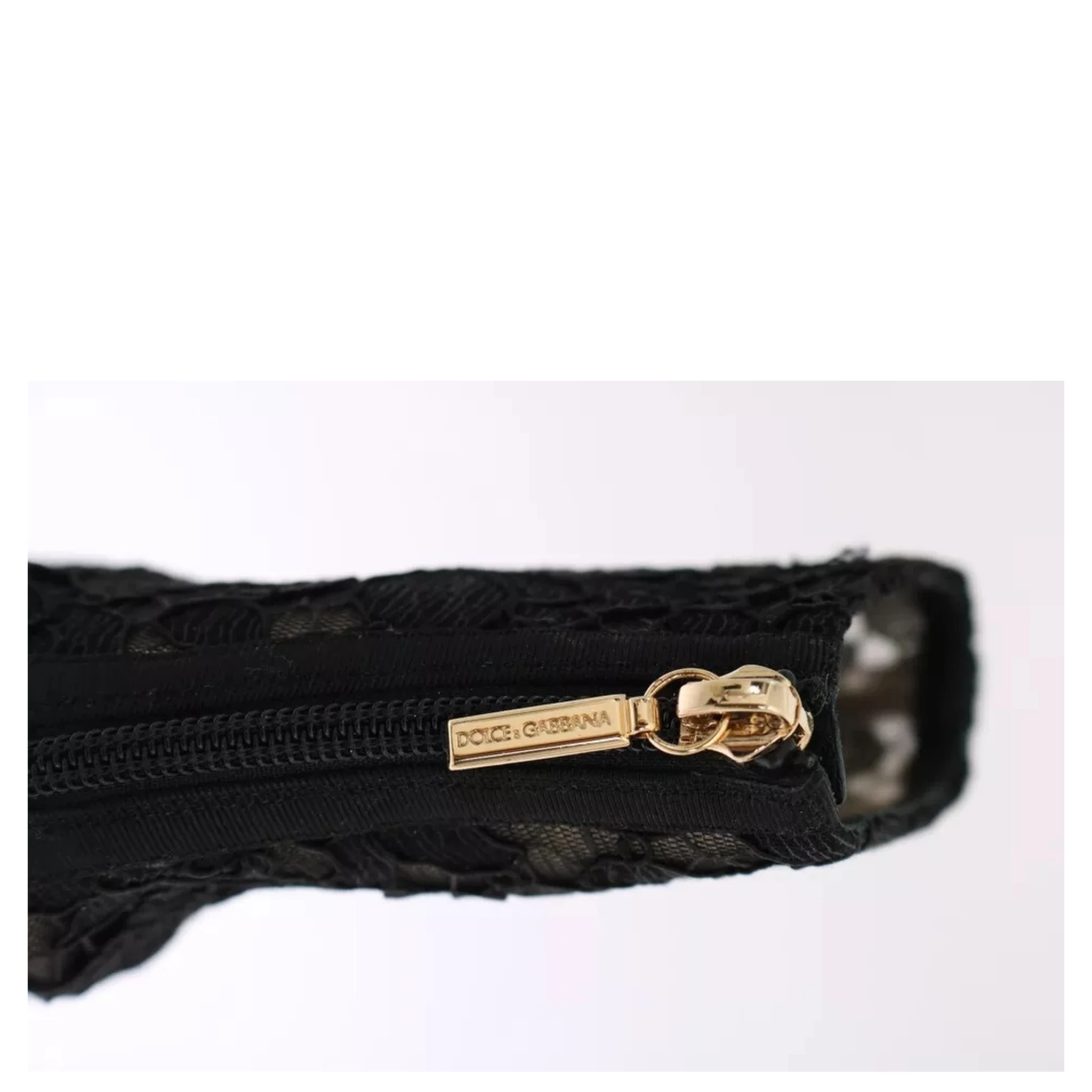 Black Crystal Lace Booties Stilettos Shoes