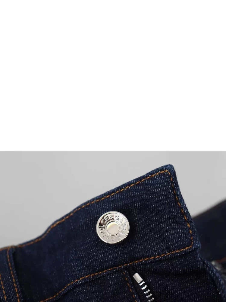 Blue Denim Stretch Crystal Hot Pants Shorts alternative