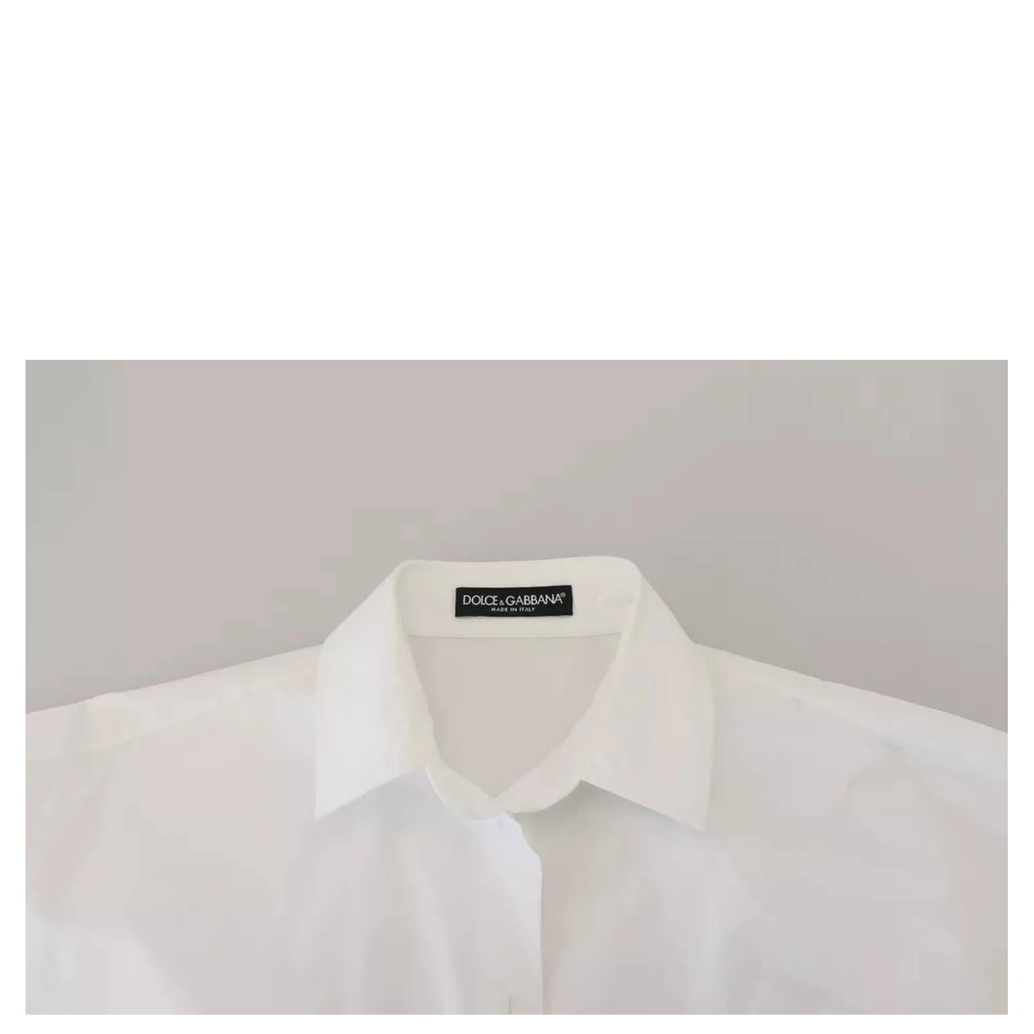 White Cotton Button Front Short Sleeve Shirt