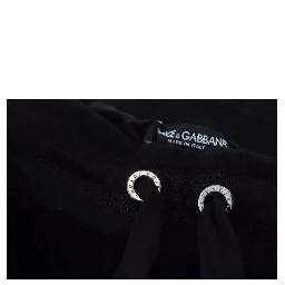 Black Cotton Skinny Jogger Sweatpants Pants