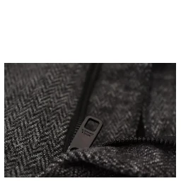 Gray Chevron Viscose Skinny Pants