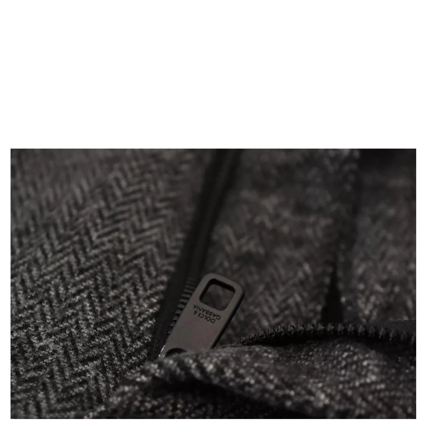Gray Chevron Viscose Skinny Pants