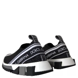 Black White Slip On Sorrento Sneakers Shoes