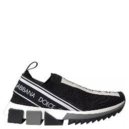 Black White Slip On Sorrento Sneakers Shoes