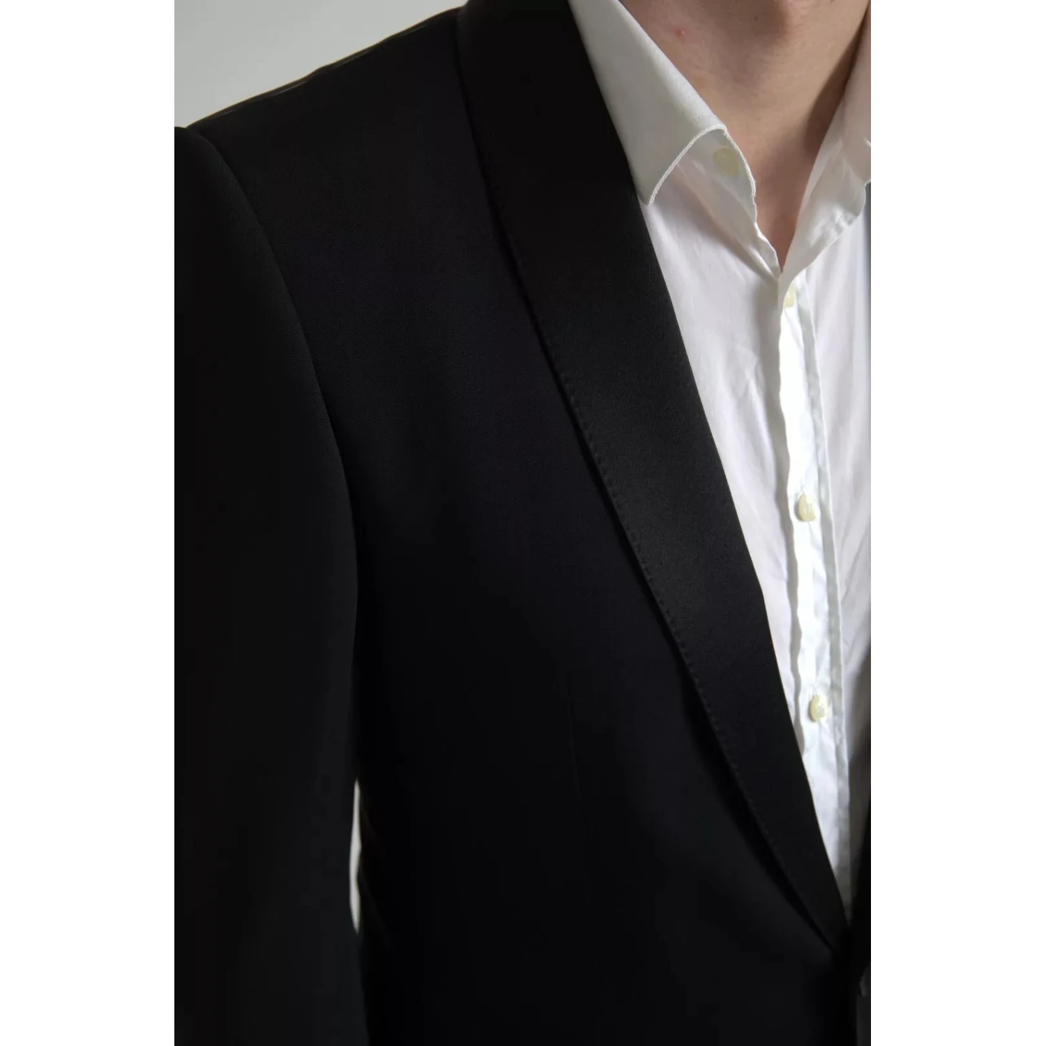 Black Wool Single Breasted MARTINI Blazerclothing