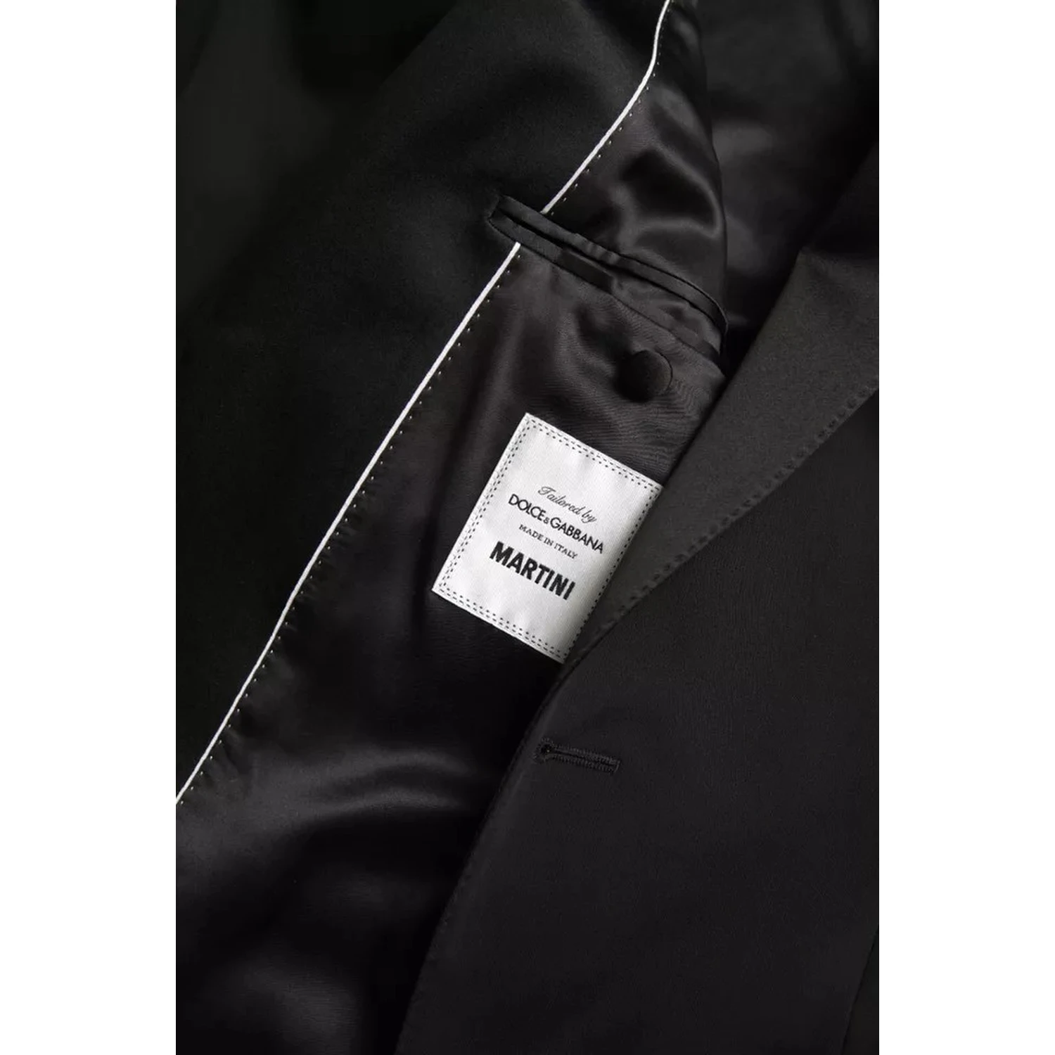 Black Wool Single Breasted MARTINI Blazerclothing