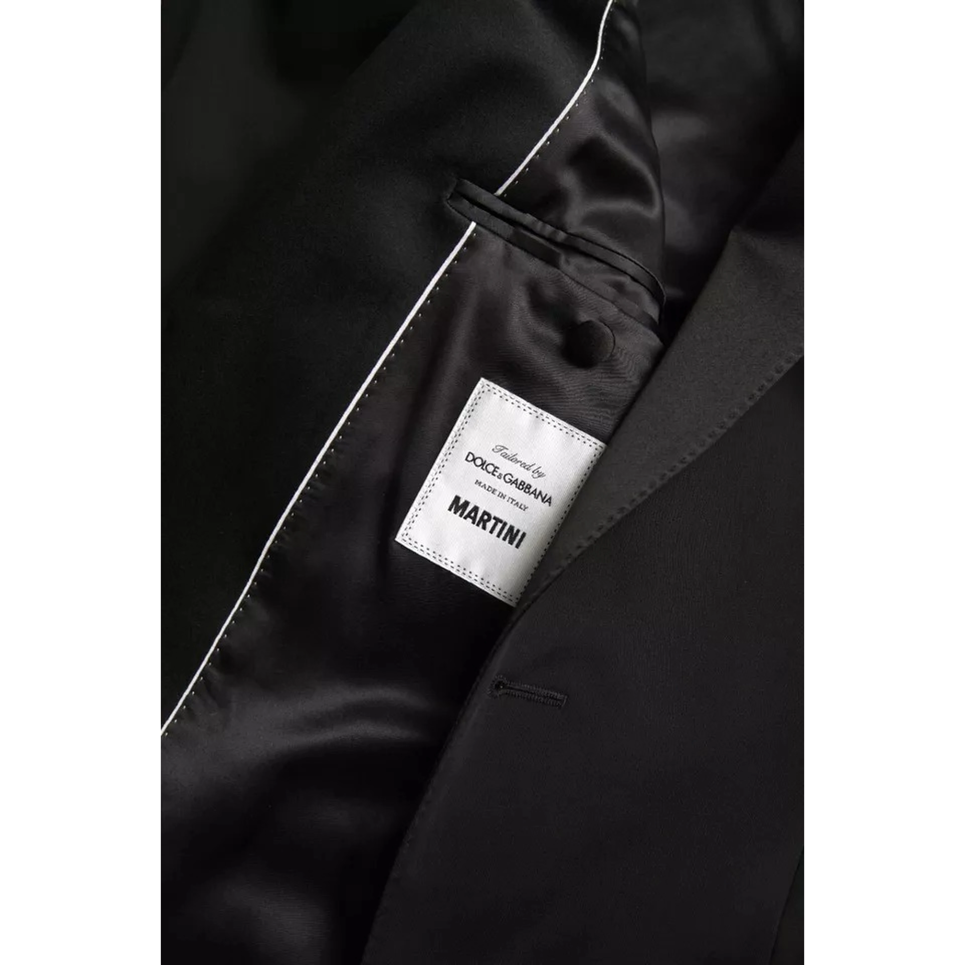 Black Wool Single Breasted MARTINI Blazerclothing