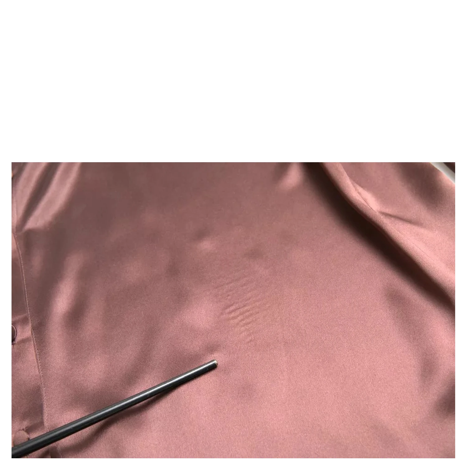 Brown Silk Collared Long Sleeves Top Blouse