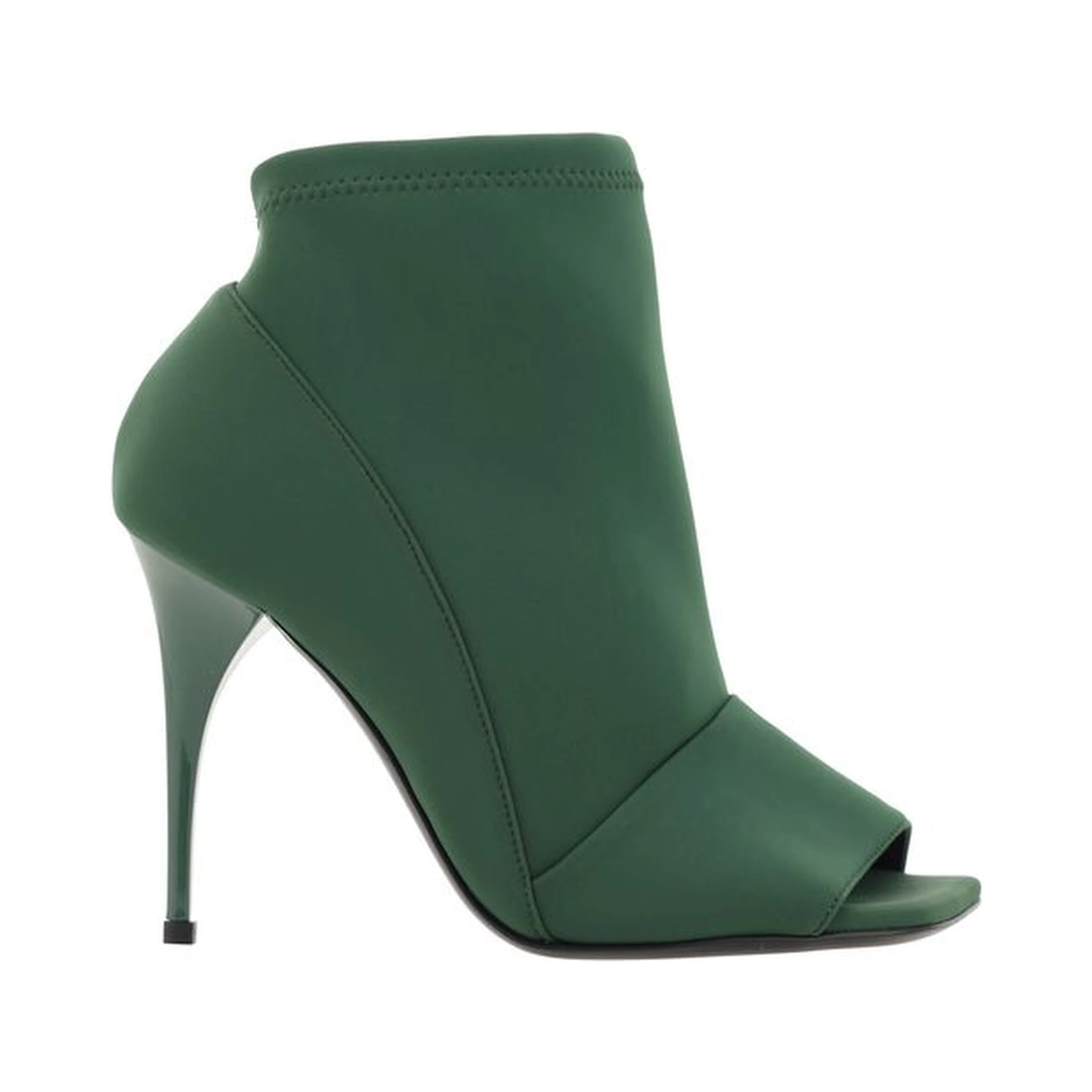 Green Polyamide High Heel Pumps
