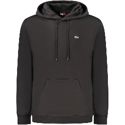 Black Cotton Sweatshirt