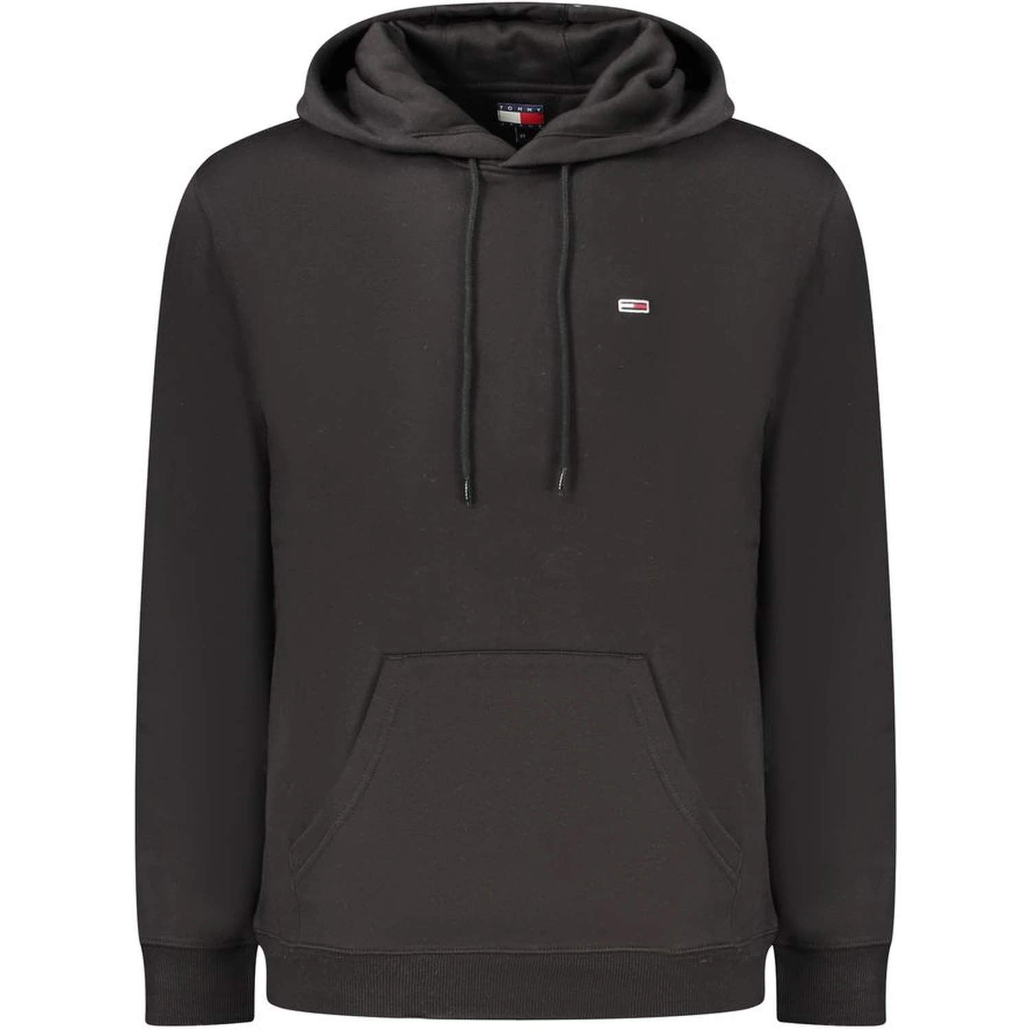 Black hooded sweatshirt