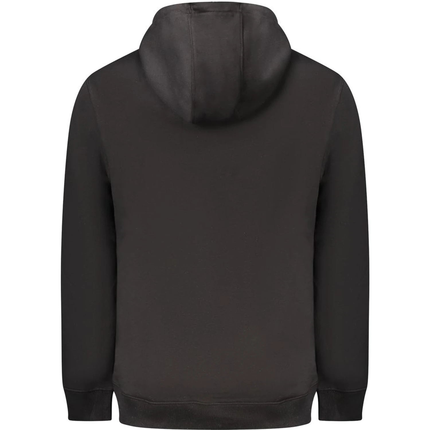 Black hooded sweatshirt