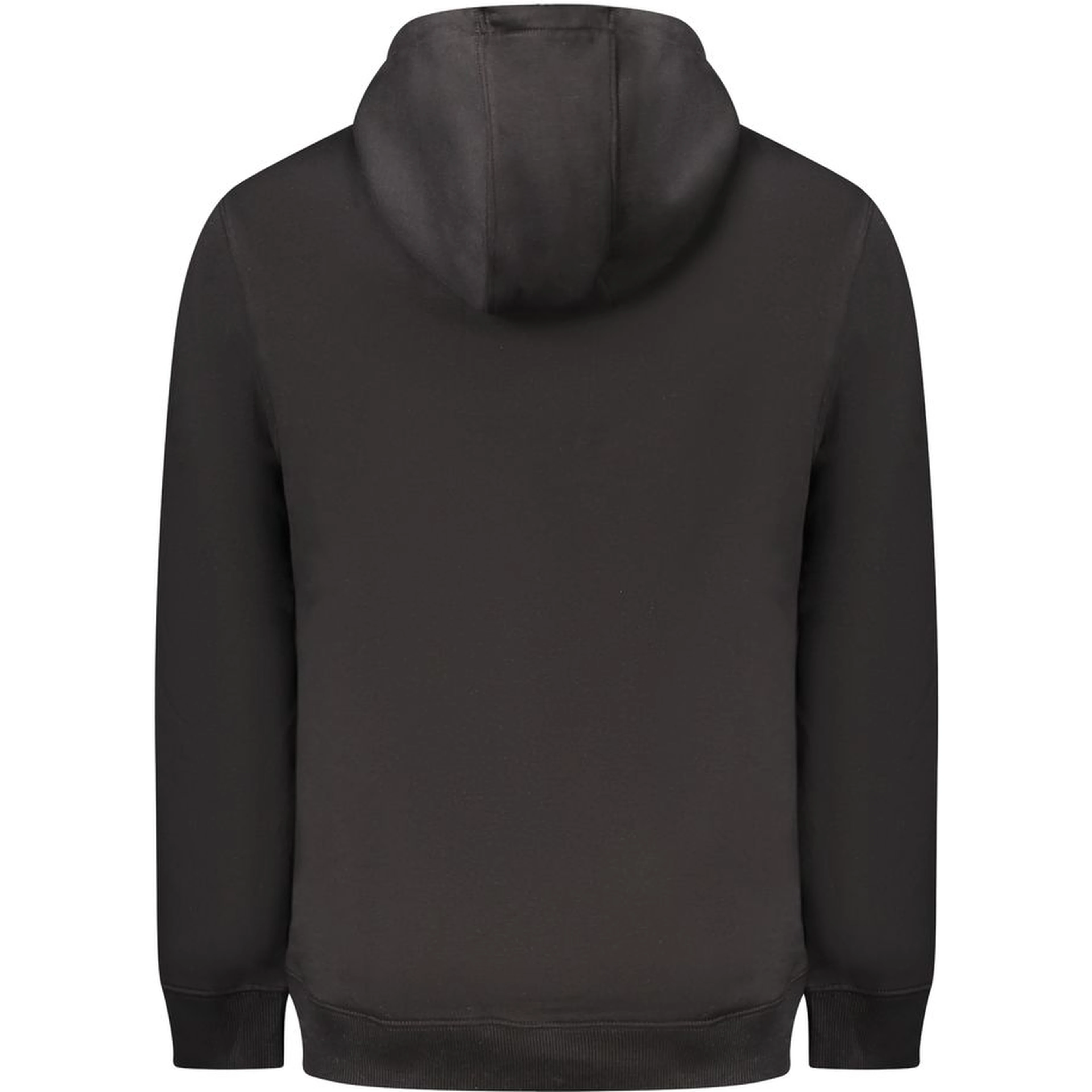 Black hooded sweatshirt
